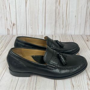 Cole Haan Loafers Men’s Size 10 Pinch Handsewn Tassel Black Leather C27966